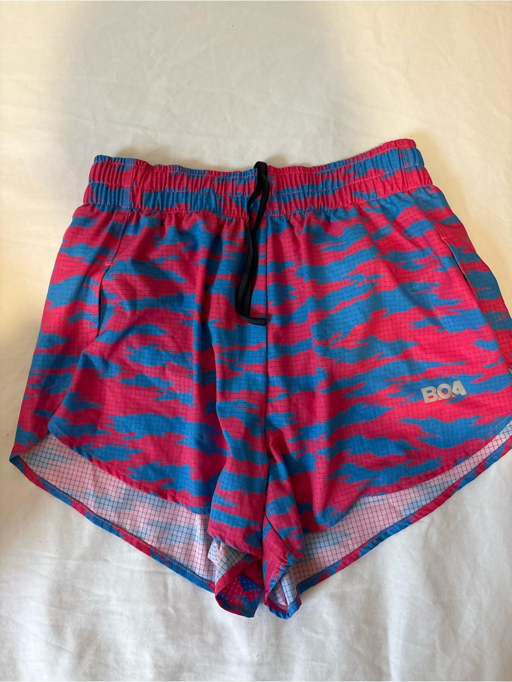 BOA Women’s Pink & Blue Athletic Running Shorts